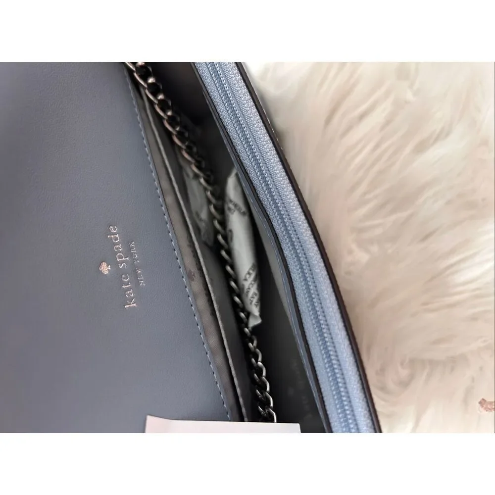 Kate Spade light blue crossbody MADISON WILLOW MINI NEW retail $299